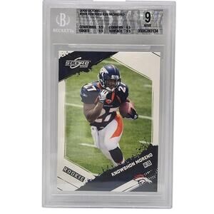 2009 Score #364 Knowshon Moreno Rookie Card Denver Broncos BGS 9 Mint
